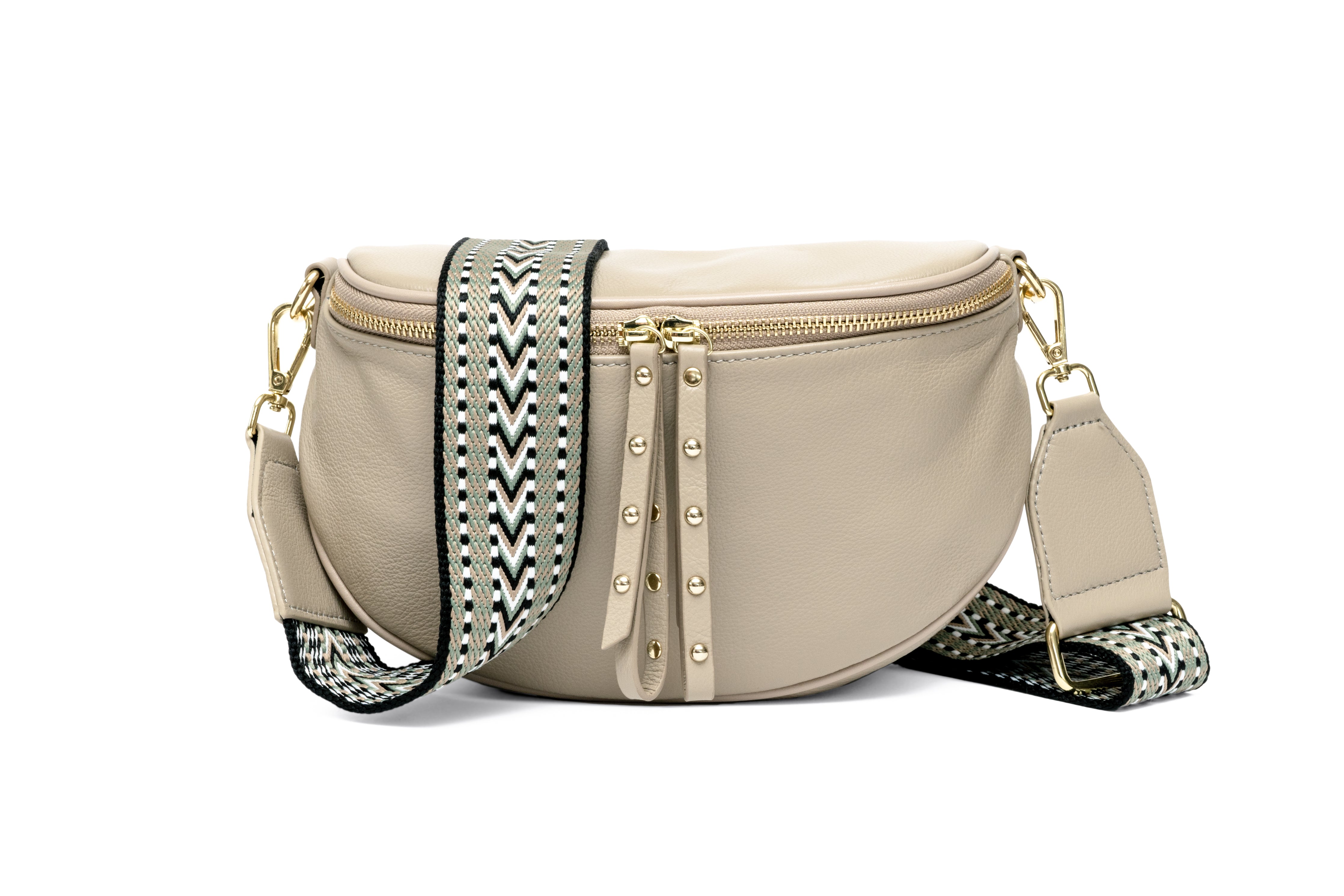 Crossbody bag taupe sale