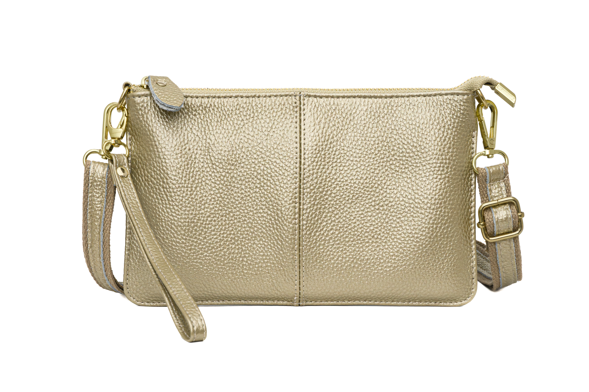 Gold cheap wristlet clutch