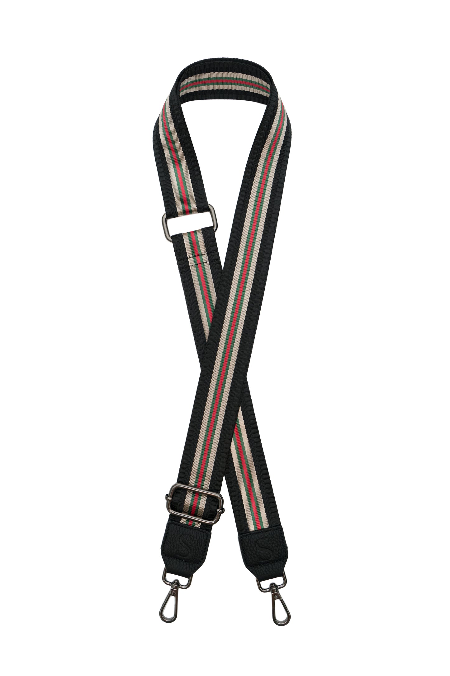 Black/Red Striped Strap